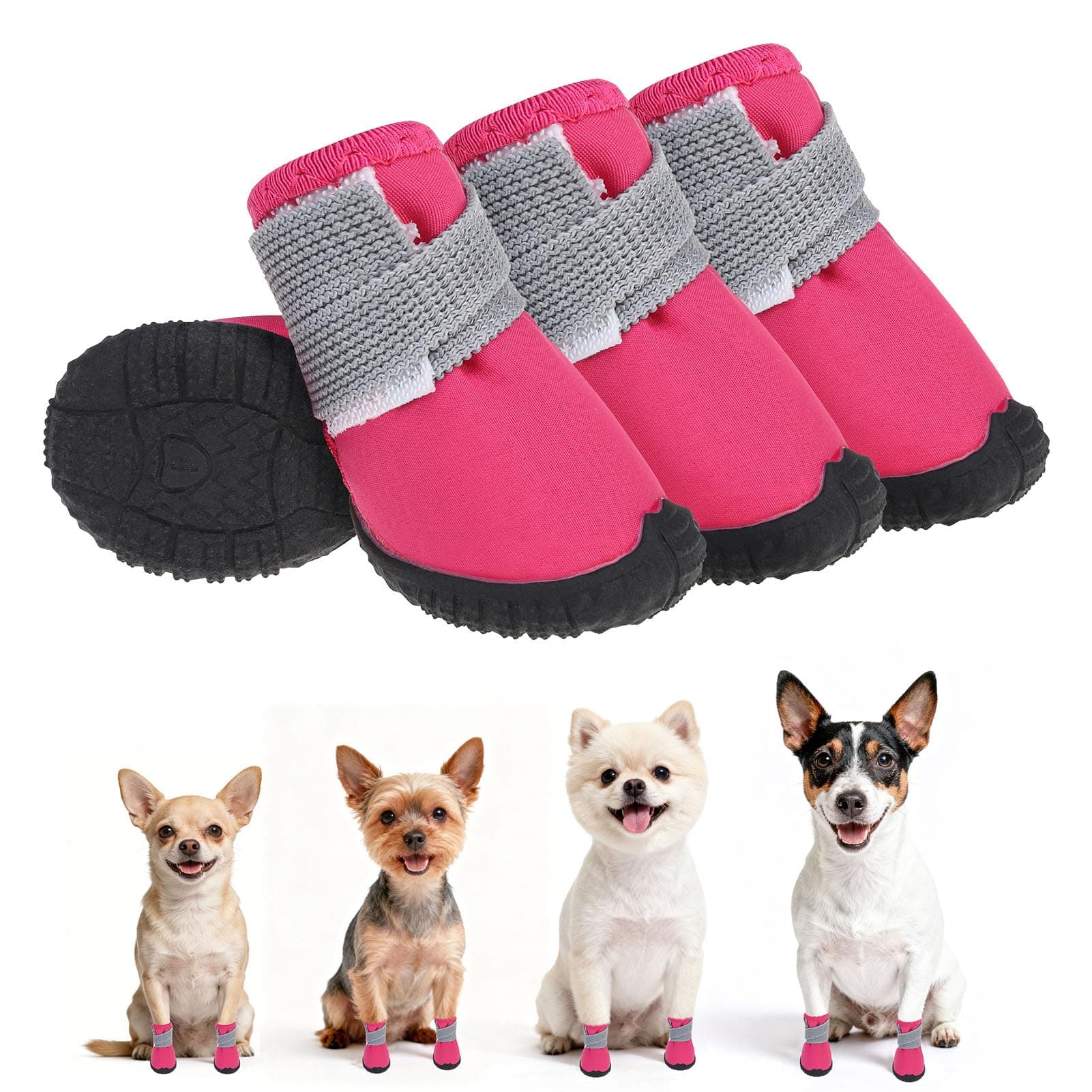 Breathable Anti-Slip Dog Booties