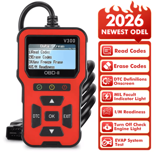 V300 OBD 2 Scanner Car Diagnostic Tool With Color Screen Auto Scanner For Cars Code Reader Check Engine Light Fix OBD2 Scanner