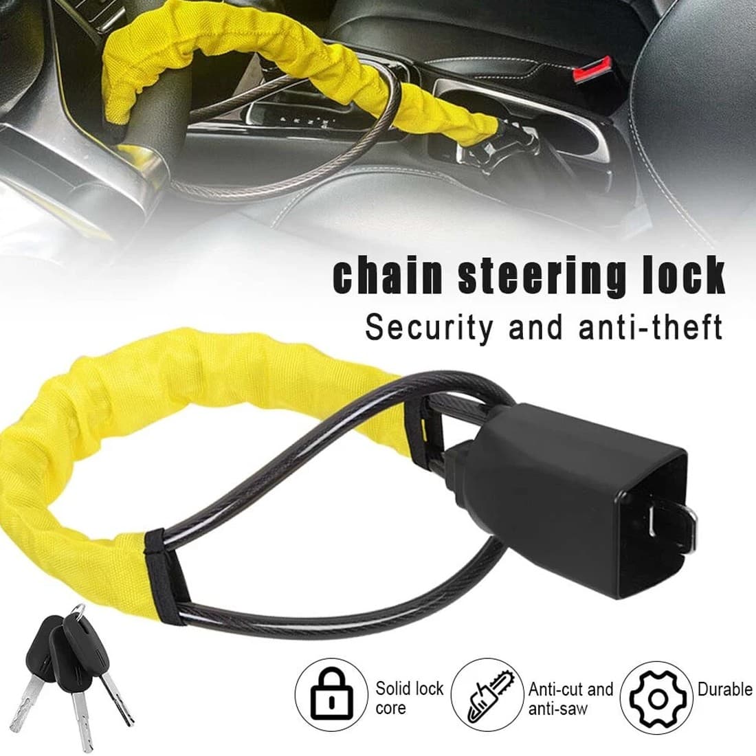 Anti-Theft Steering Wheel Lock