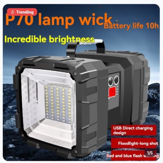 Ultra Bright LED Rechargeable Spotlight