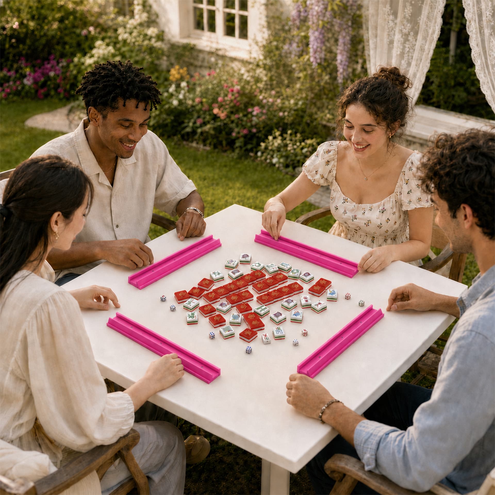 American Mahjong Rack Set