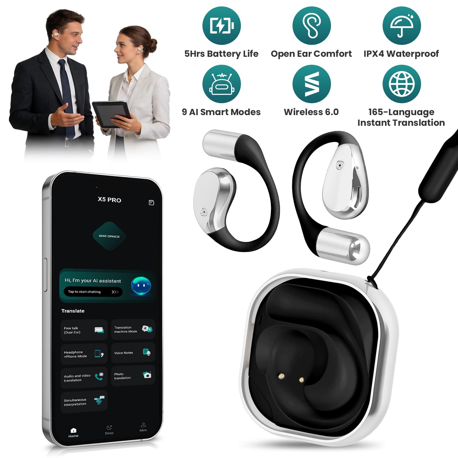 AI Translation Earbuds