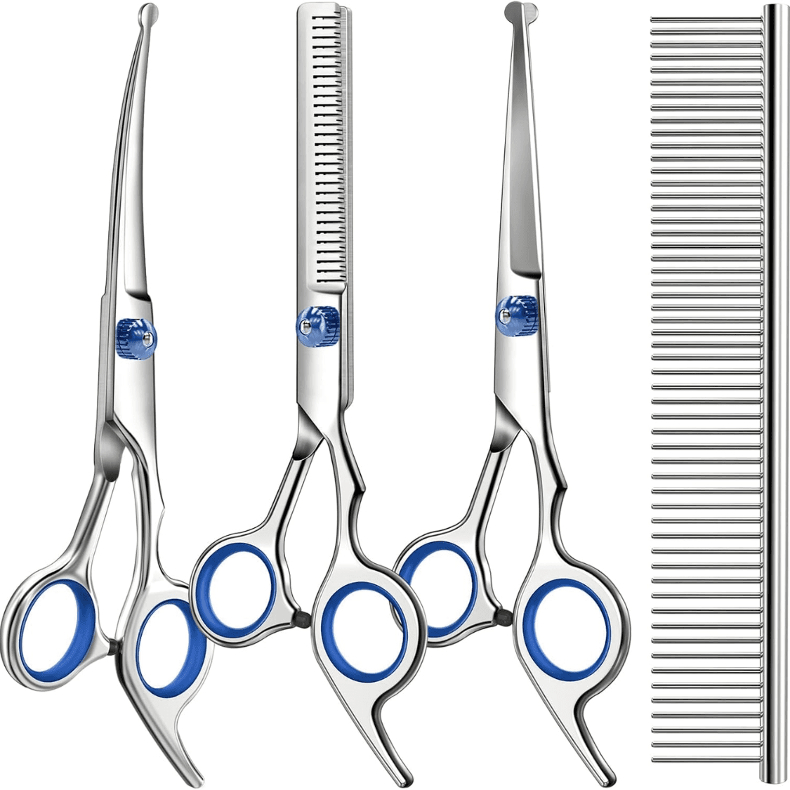 Professional 4-In-1 Pet Grooming Scissors