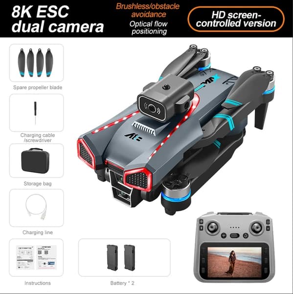 Foldable Dual Camera Drone