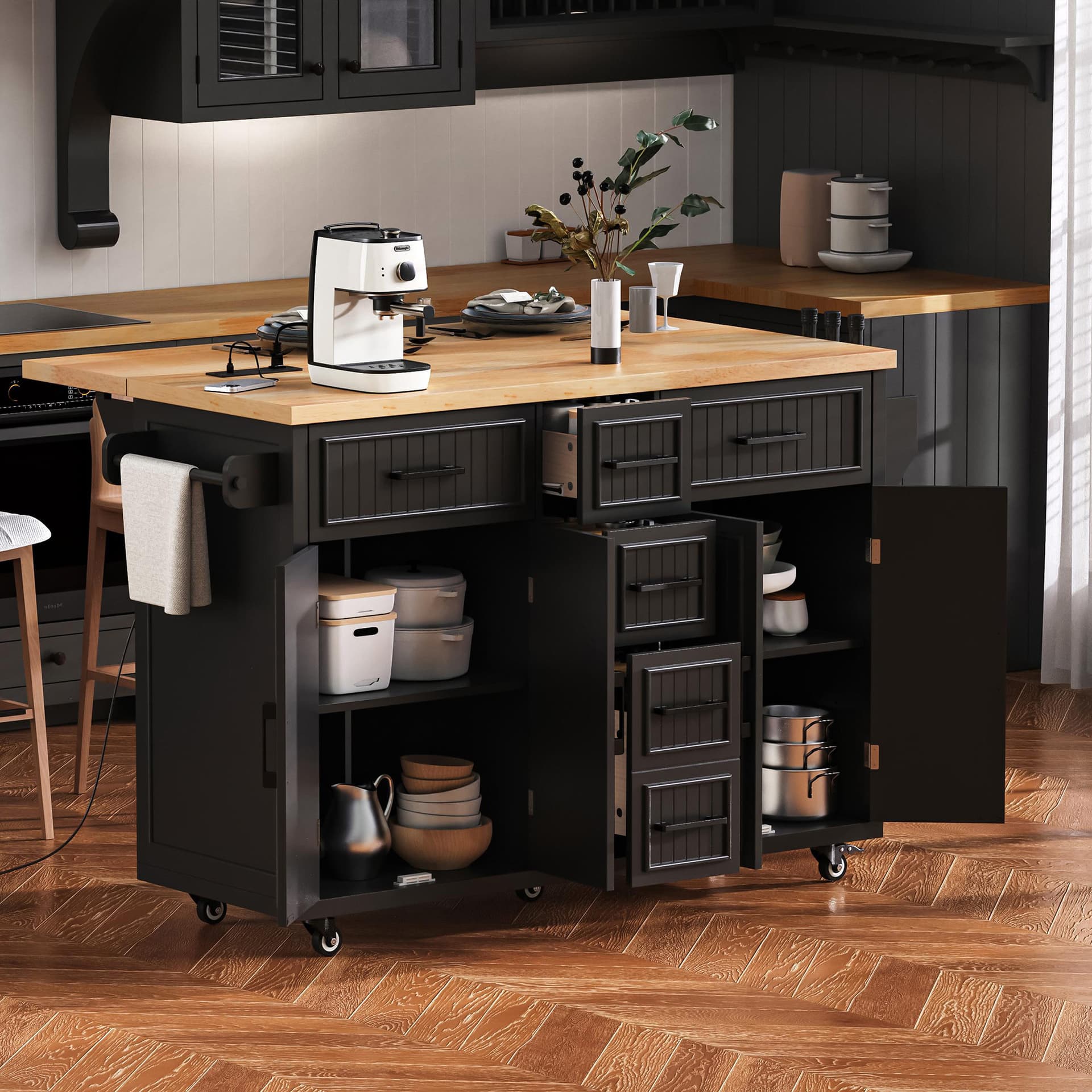 Rolling Kitchen Island Cart