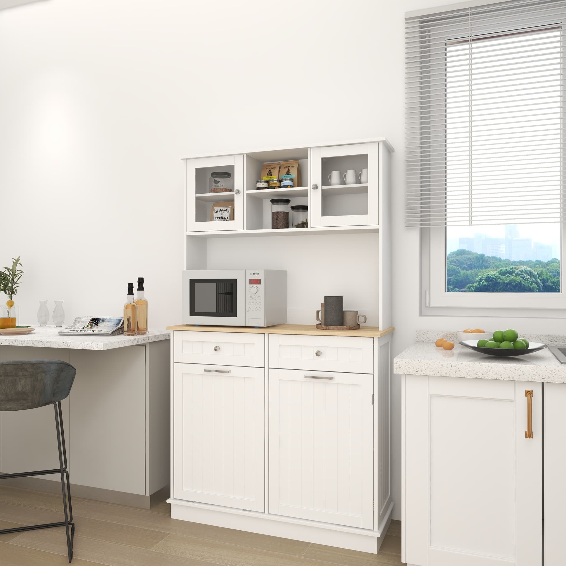 Tilt-Out Trash Storage Cabinet