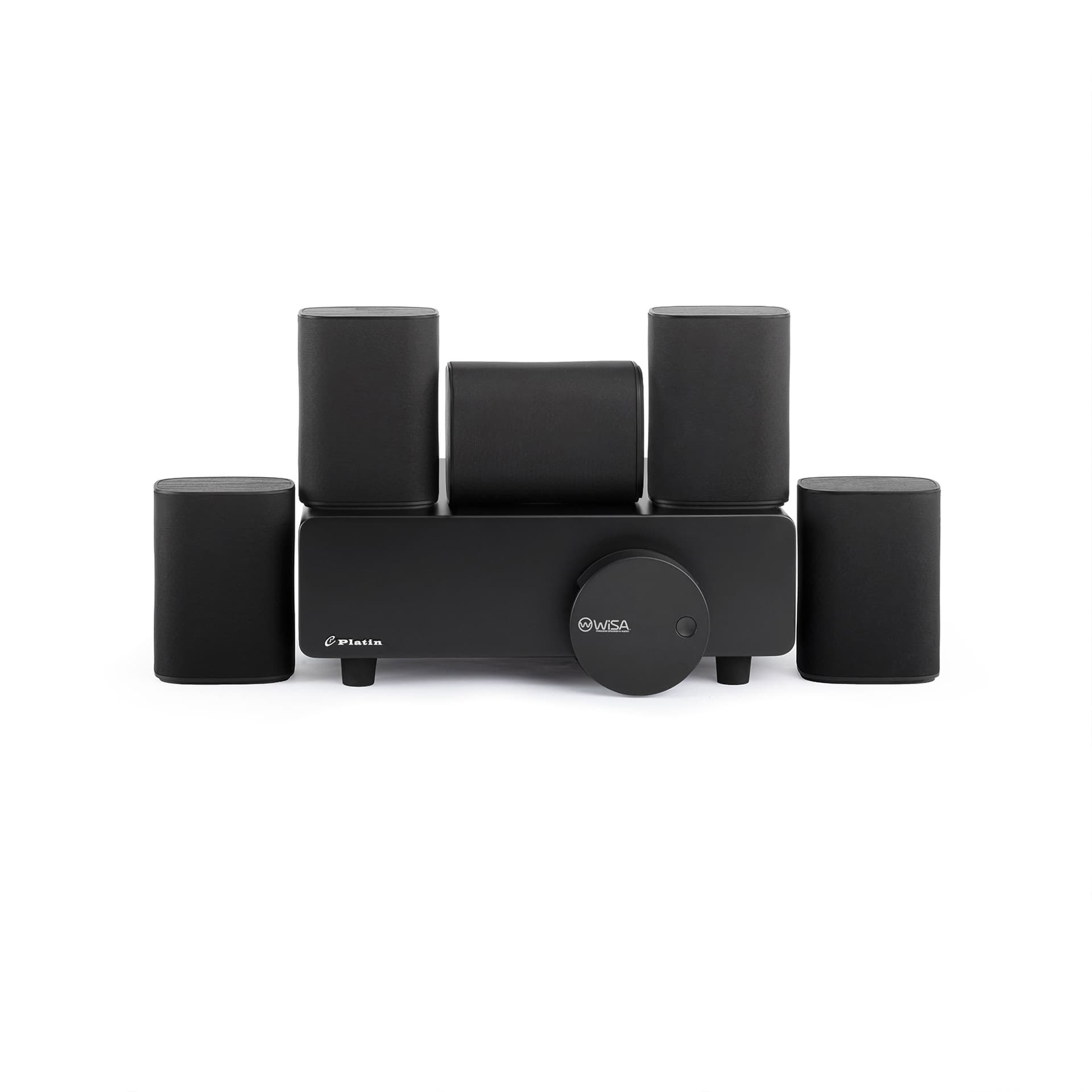5.1 Compact Wireless Home Cinema System  Milan Surround Sound Set, WISA Low Latency, Price-Performance Winner For Small Living Rooms & Apartments, Black