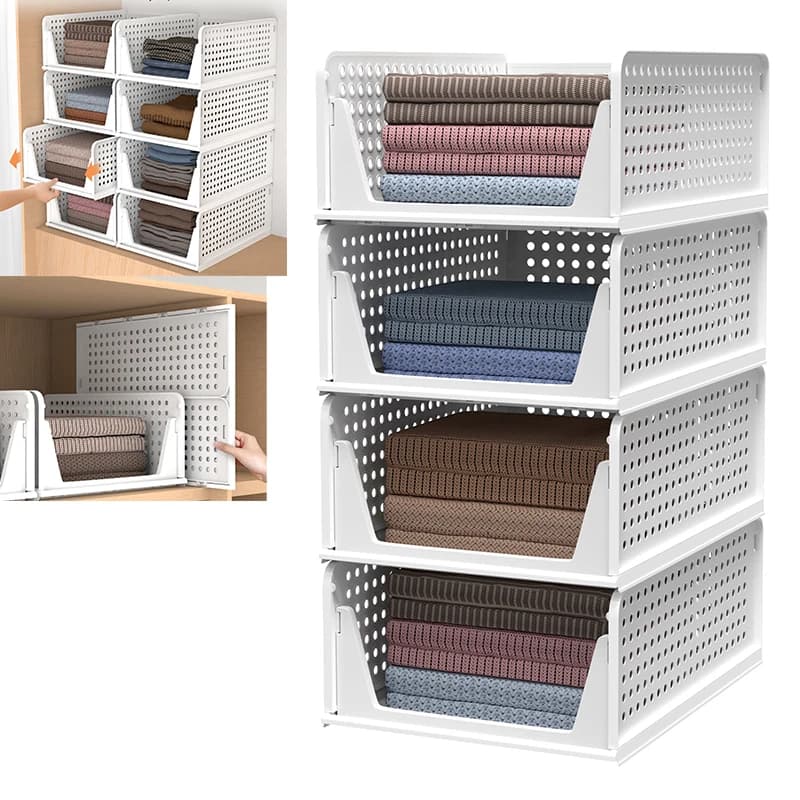 Stackable Foldable Storage Drawers