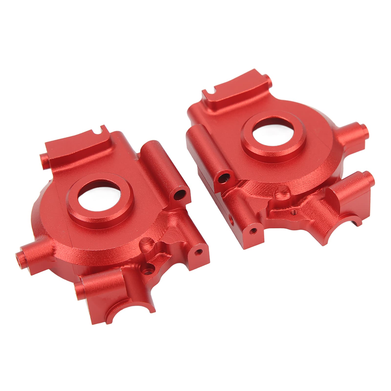RC Car Front Gearbox Aluminum Alloy Wear Resistant High Strength Anti Corrosion Gear Box For Losi Baja Rey 1/10 Red