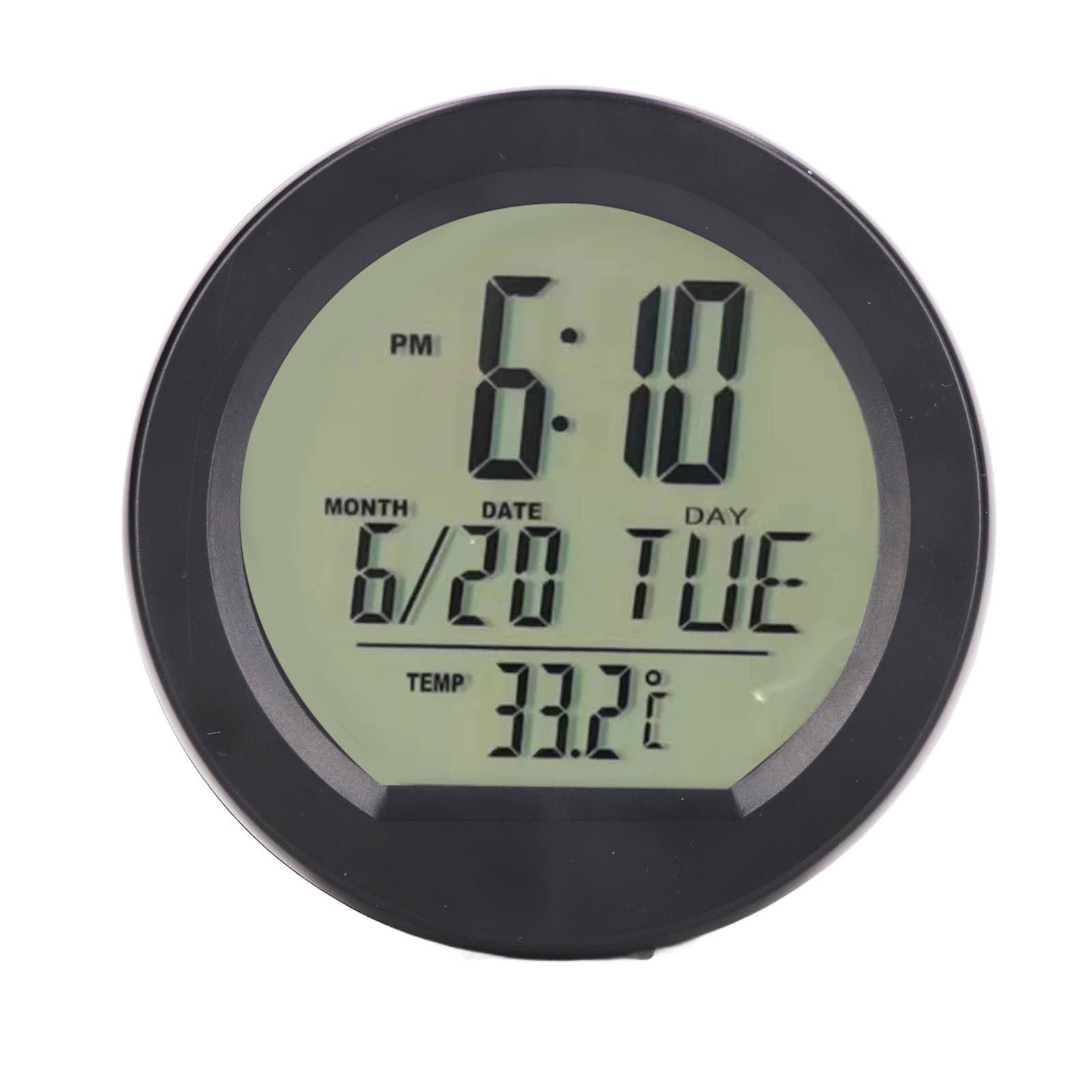 Solar Car Temperature Clock