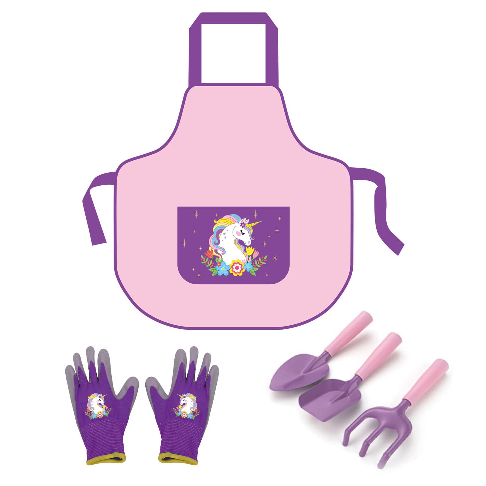 Unicorn Gardening Tool Set