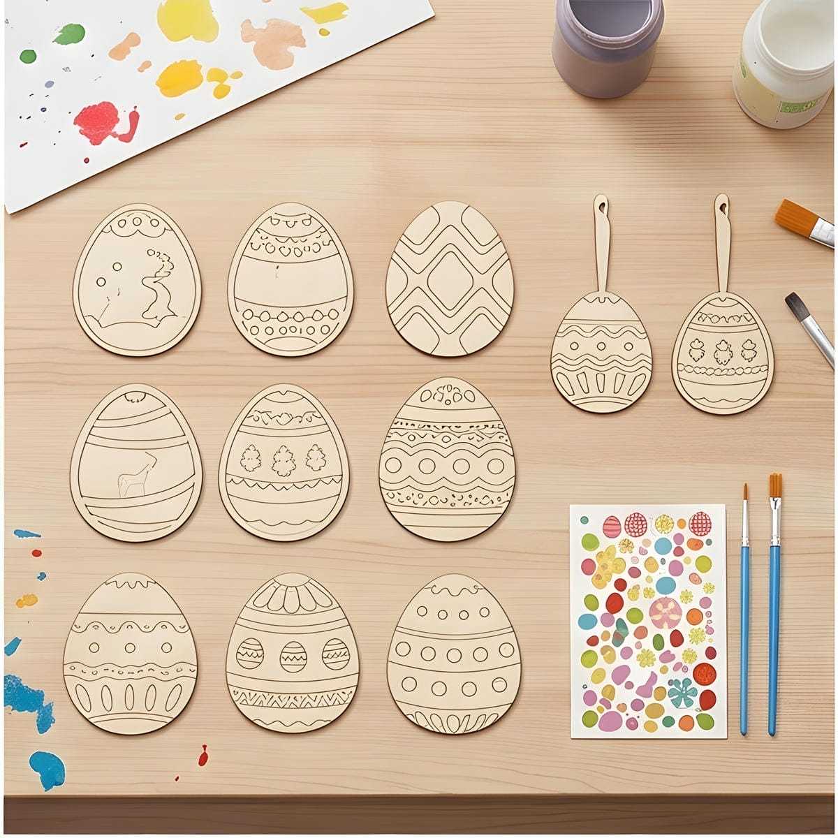 Stone String Wood Craft Kit