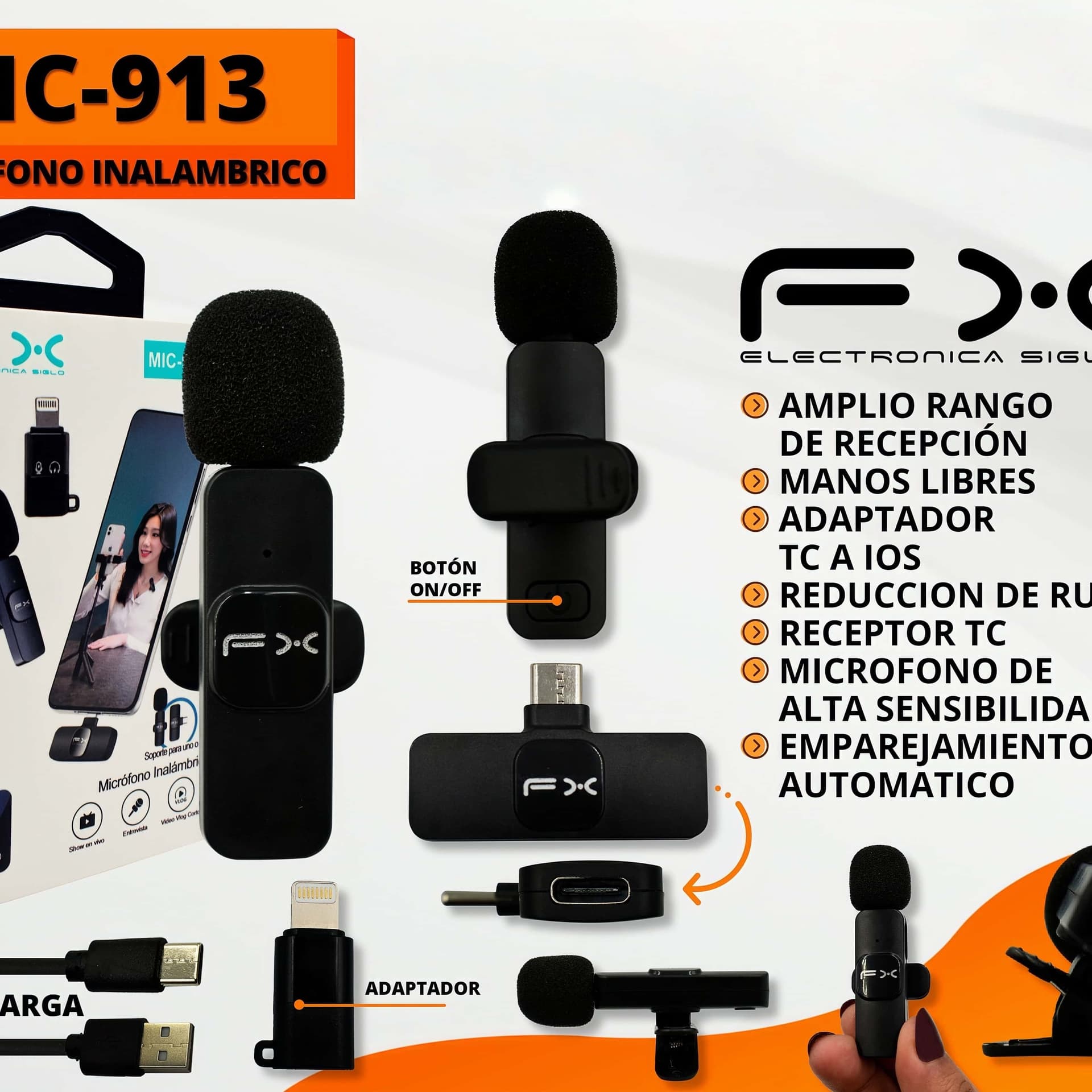 Wireless Single Lavalier Microphone