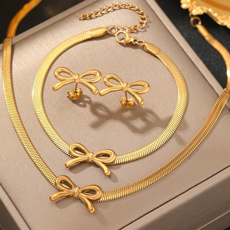 Women's Bow Knot Jewelry Set
