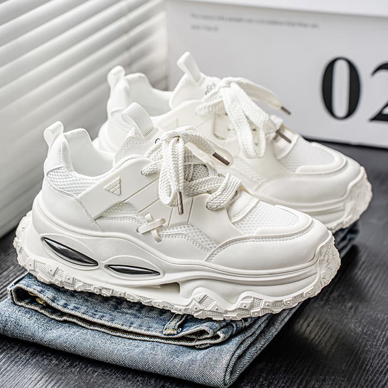 Korean Dad Sneakers Thick Sole
