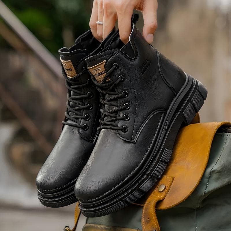 Mens British Martin High-Top Boots
