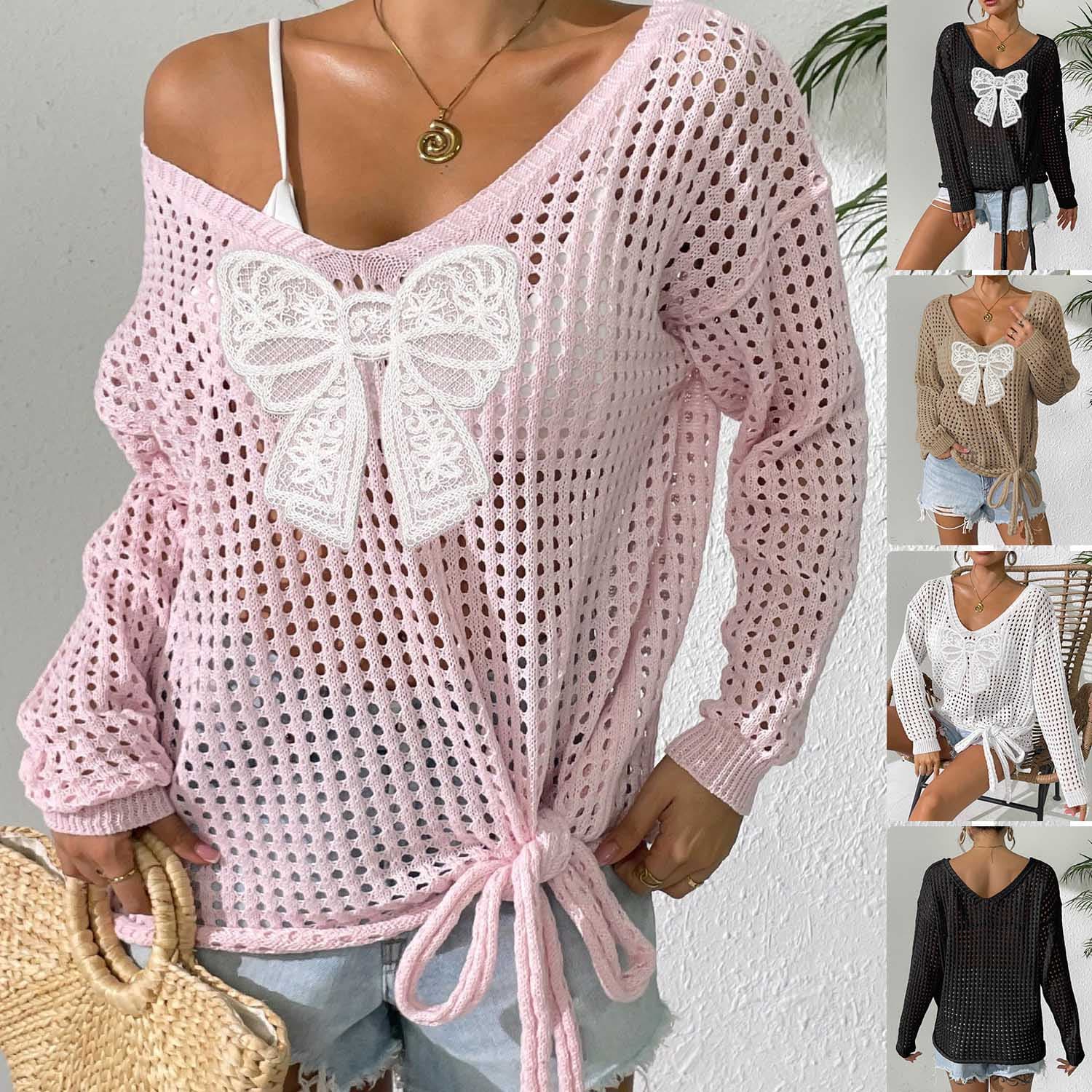 Butterfly Knit Cover-Up Sweater