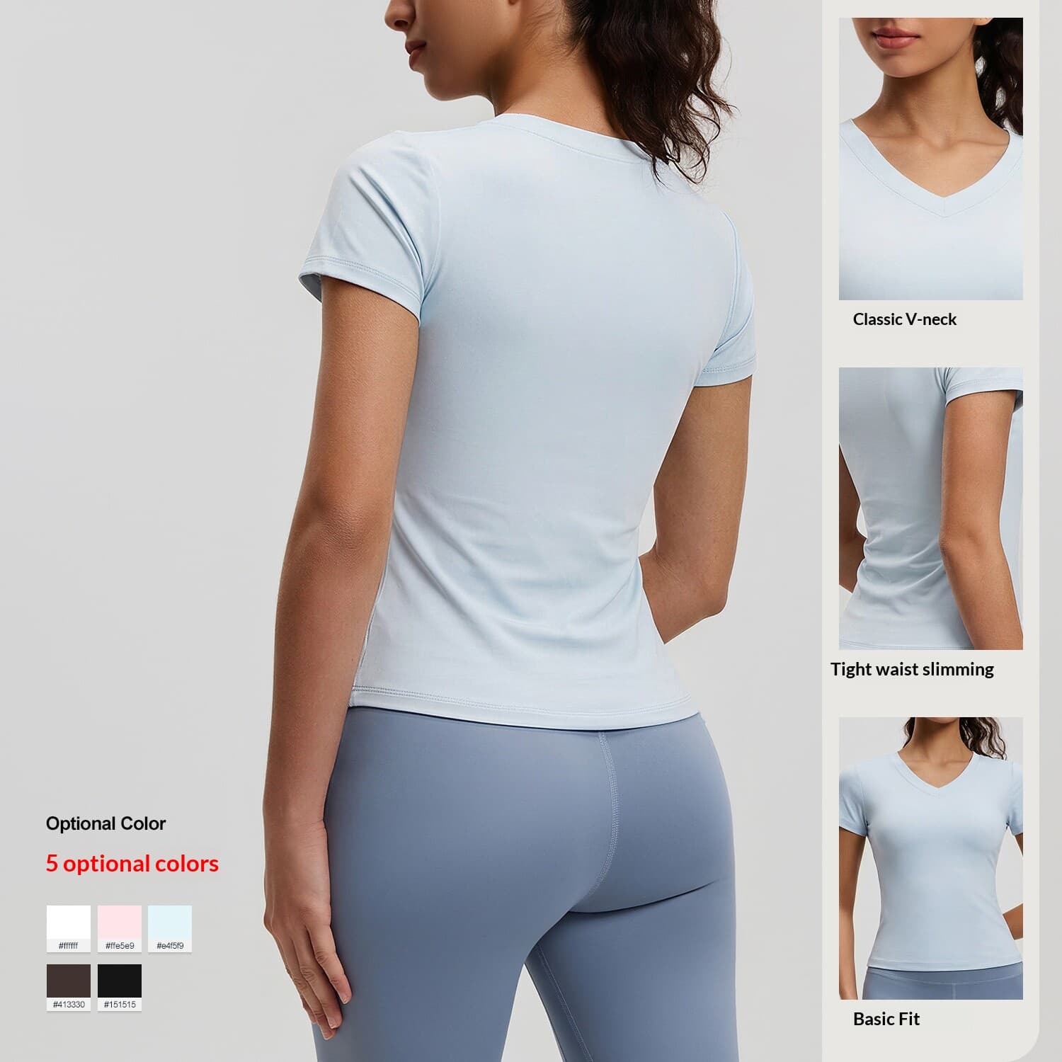 Breathable Slim-Fit Yoga Top