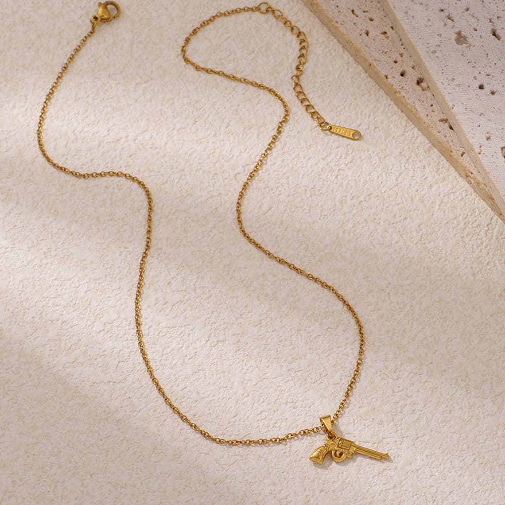 Minimalist Steel Pendant Necklace