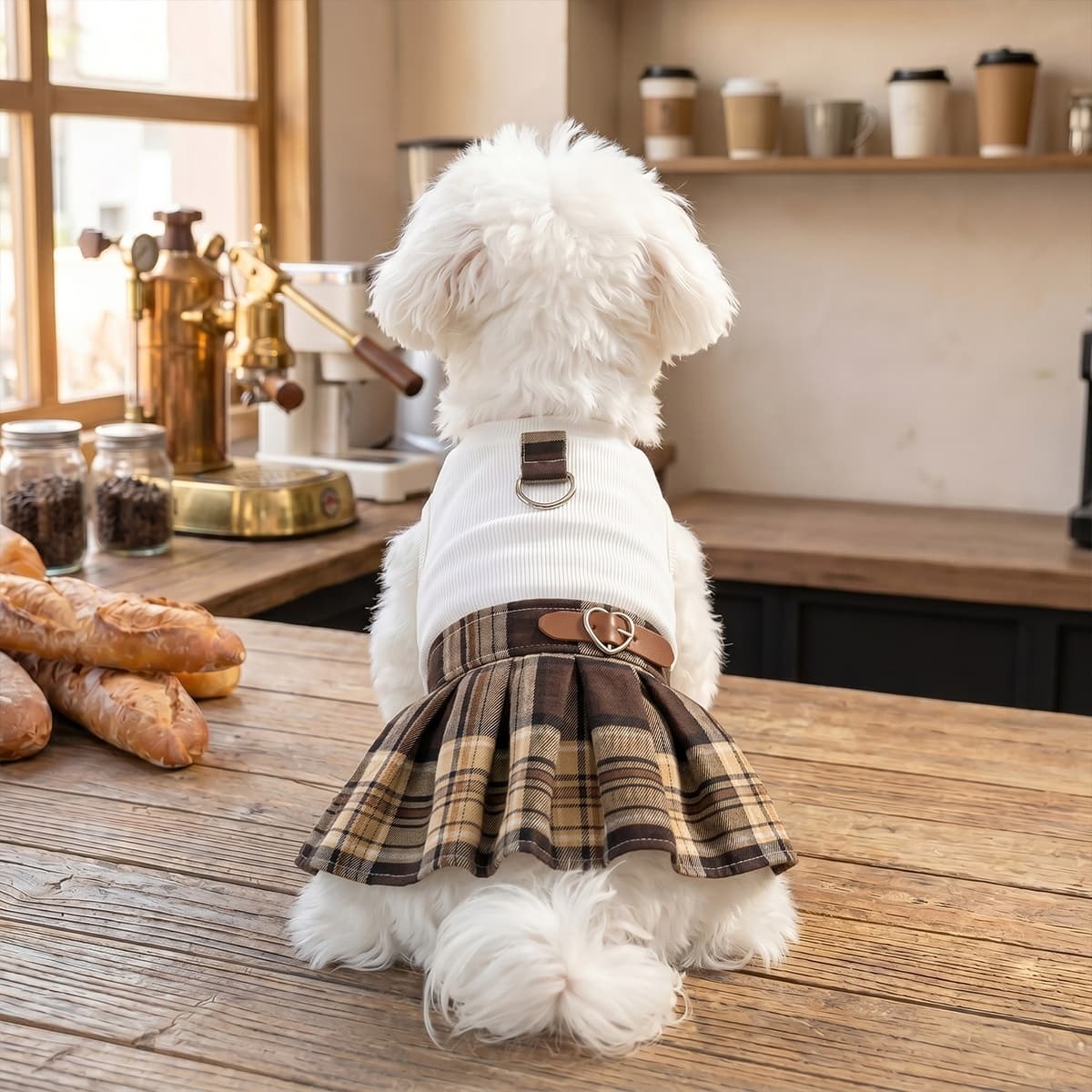 Preppy Plaid Pet Dress