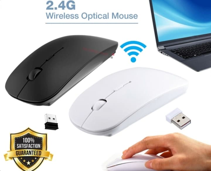 Silent Wireless Optical Mouse