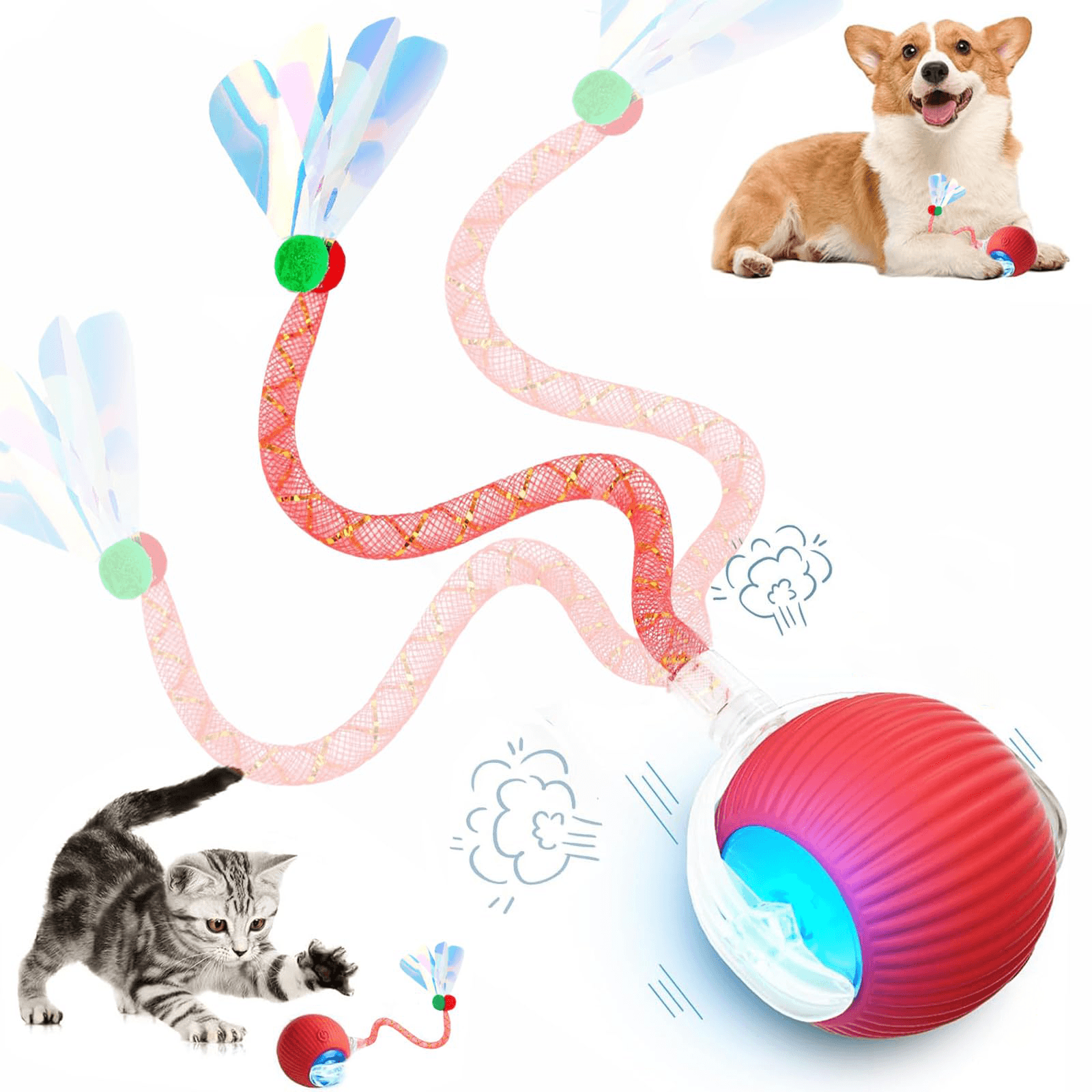 Smart Interactive Cat Ball Toy