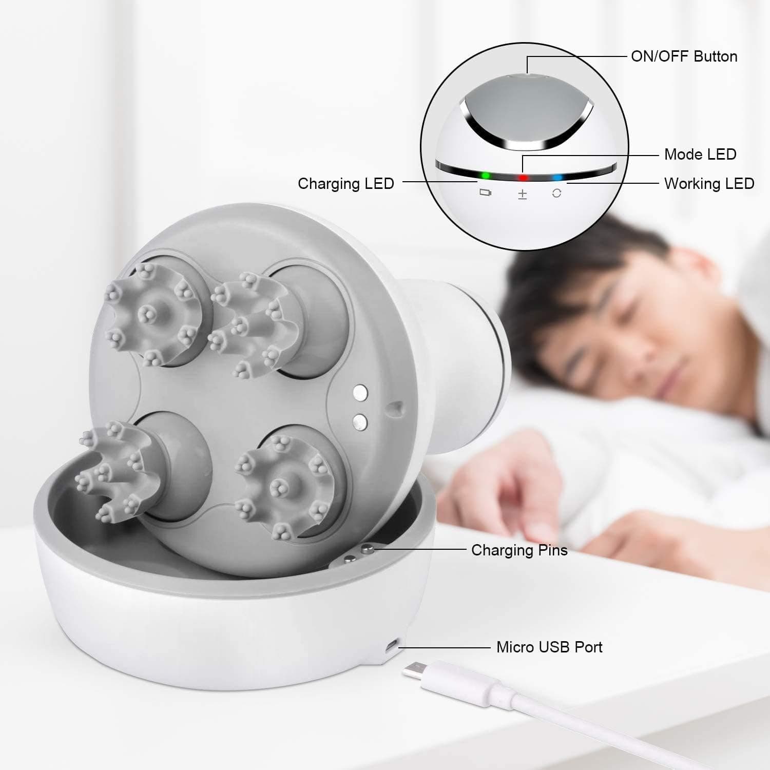 Electric Scalp Massager Hair Growth