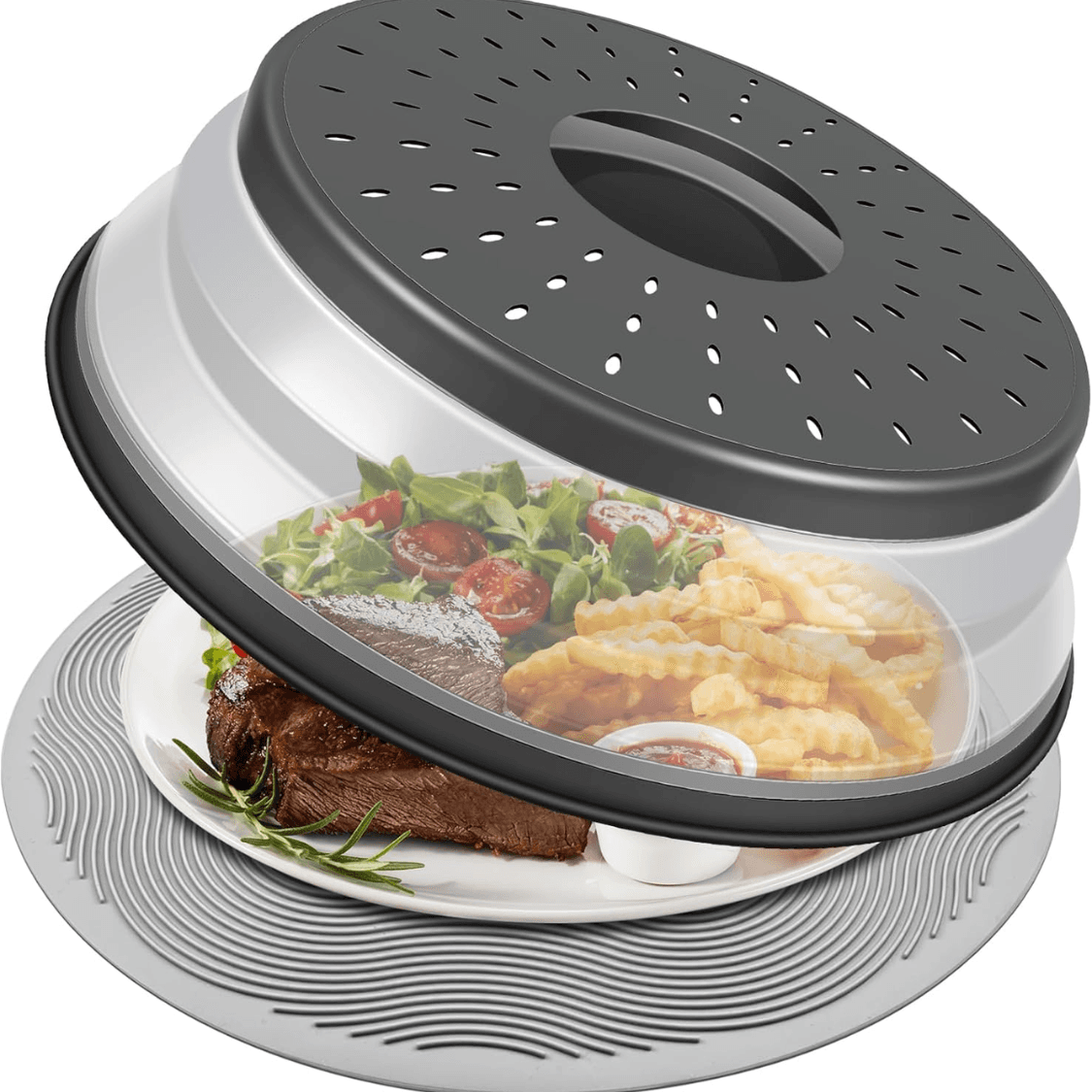 Microwave Cover & Silicone Mat