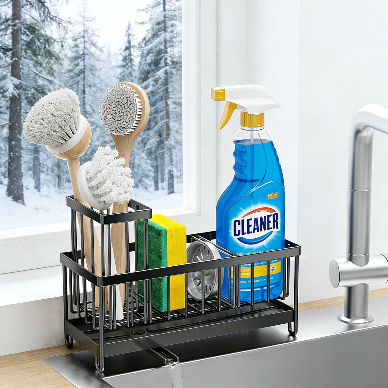 Tidy Kitchen Sink Organizer
