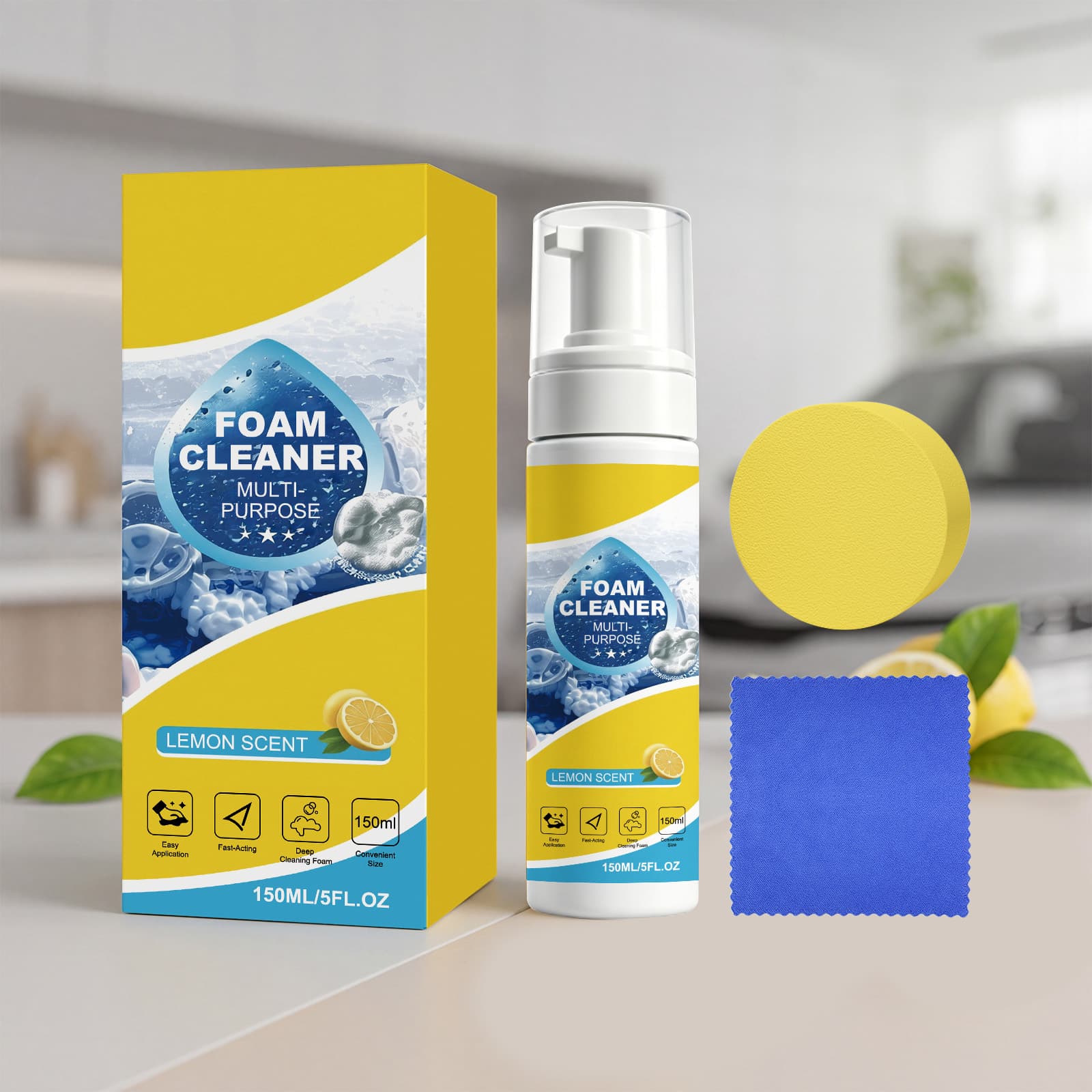 Multi-Purpose Foam Cleaning Kit