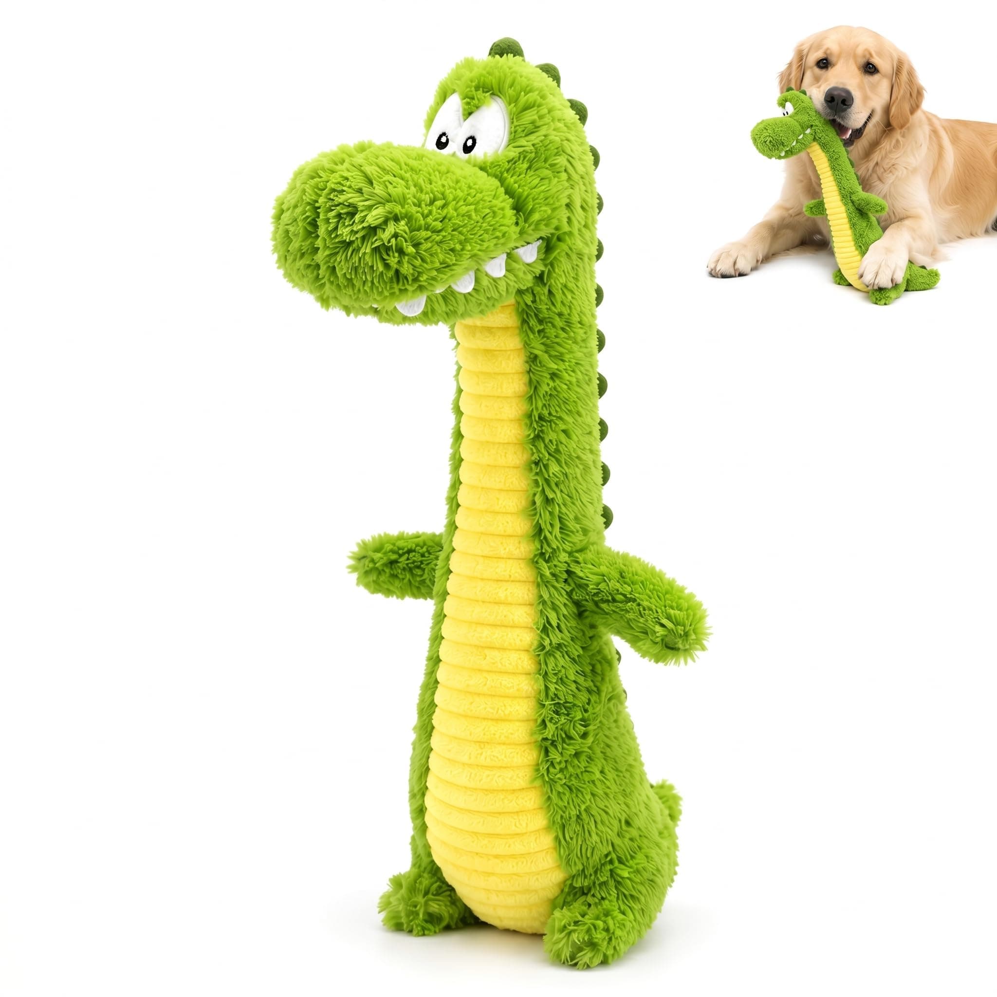 Squeaky Plush Dog Toy