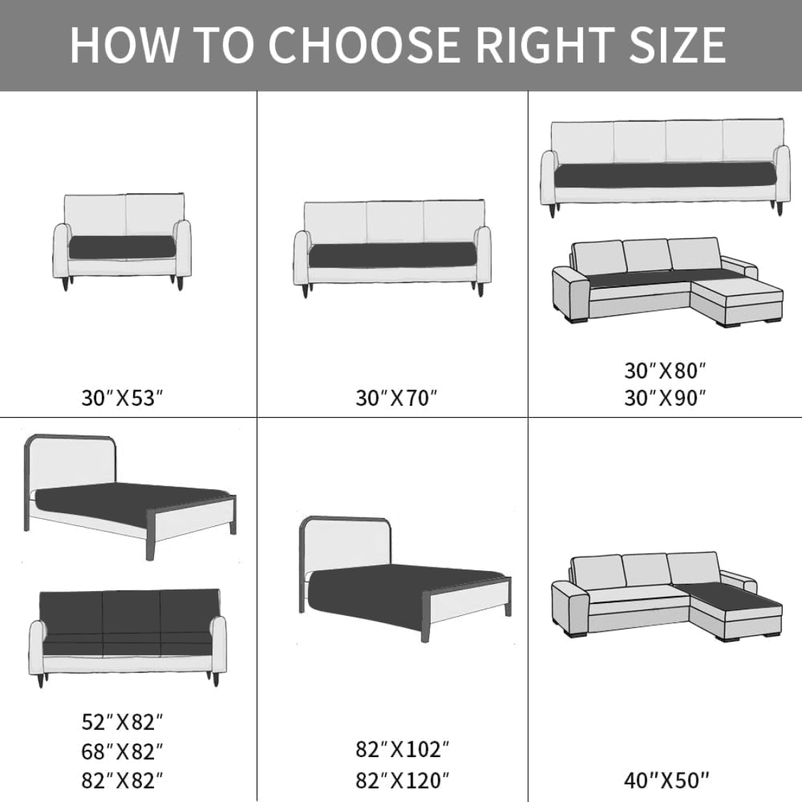 Waterproof Reversible Pet Bed Cover