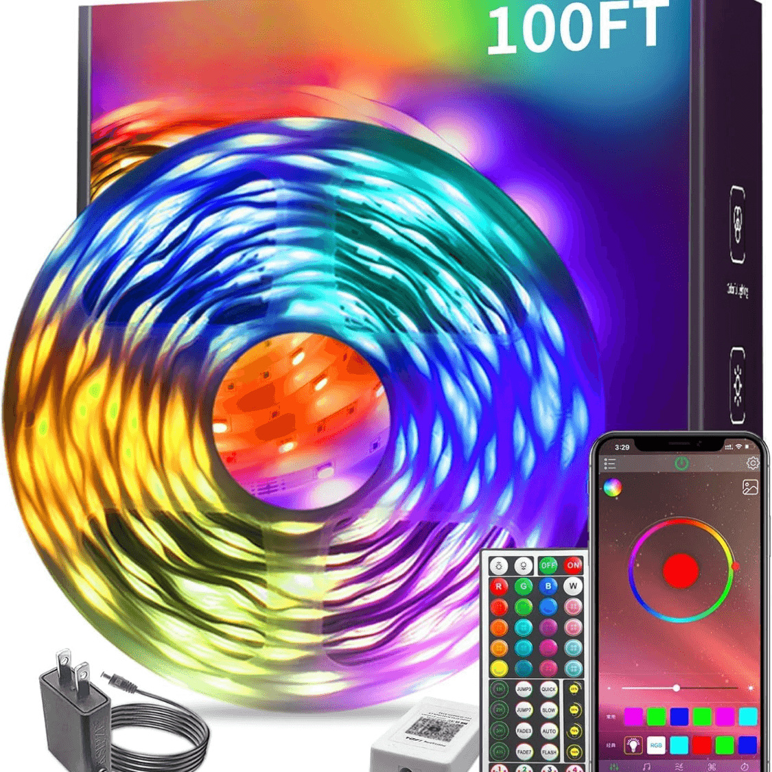 Remote LED Flexible Strip Lights
