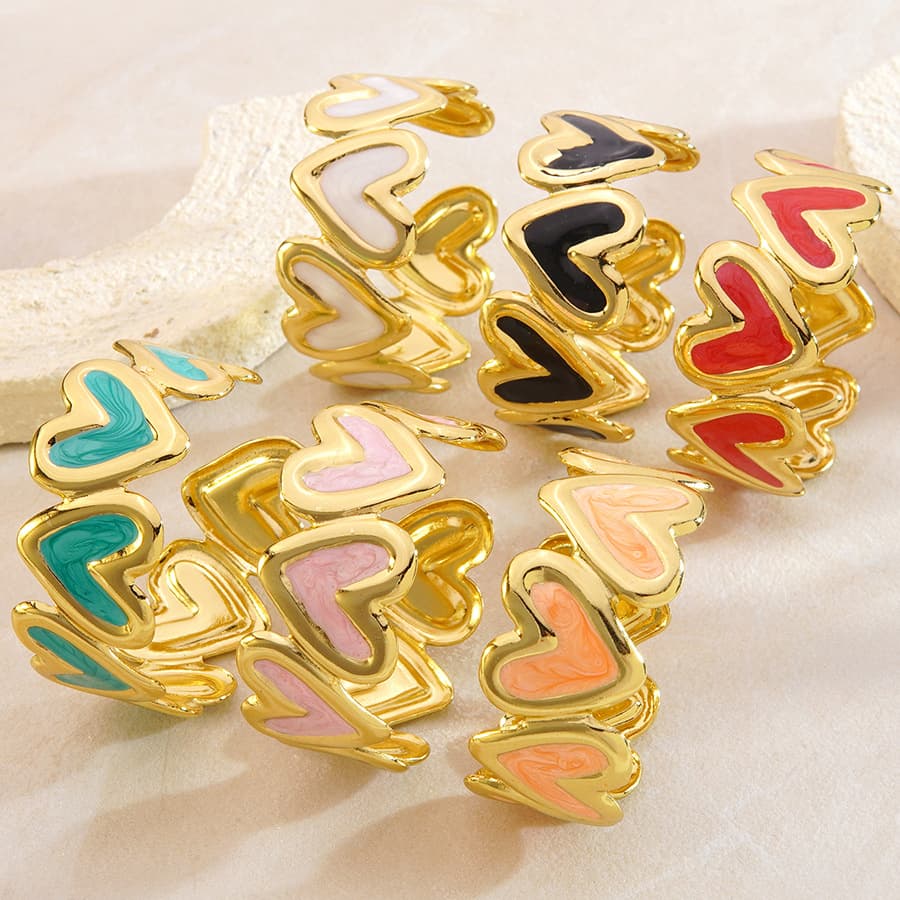 Heart Spring Gold Headband
