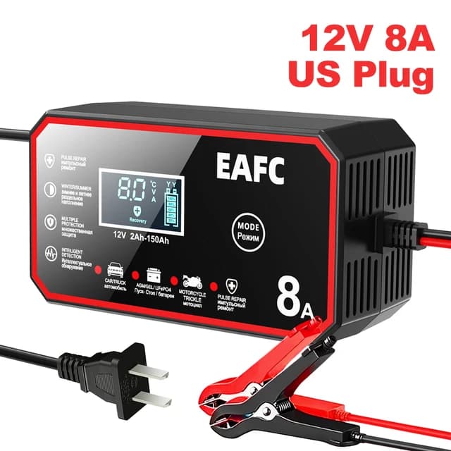 Smart 12V Car Battery Charger
