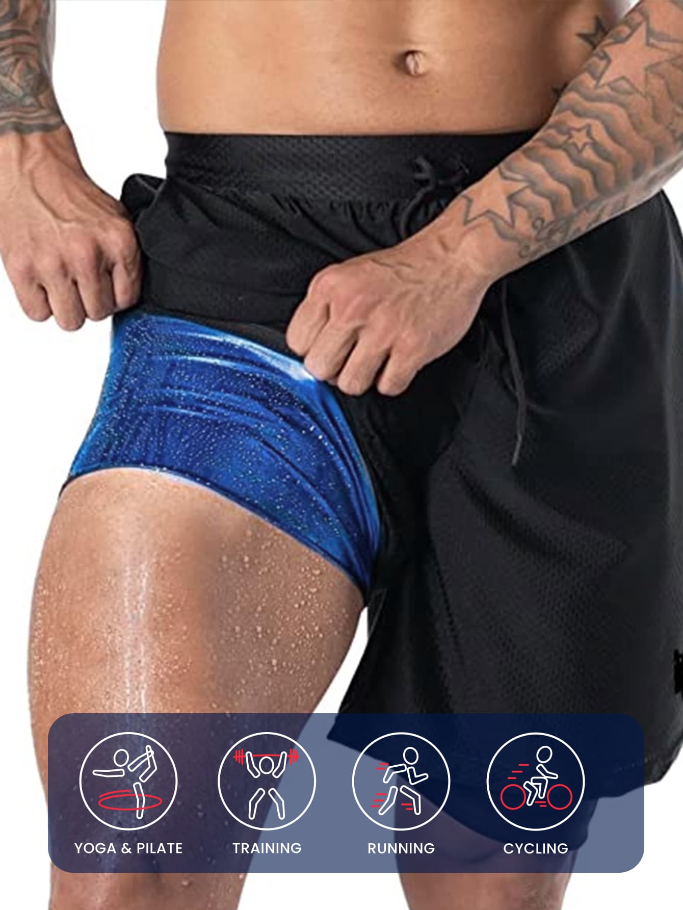 Sauna Sweat Shorts Compression