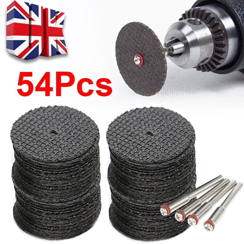 54-Piece Rotary Tool Cutting Disc Set
