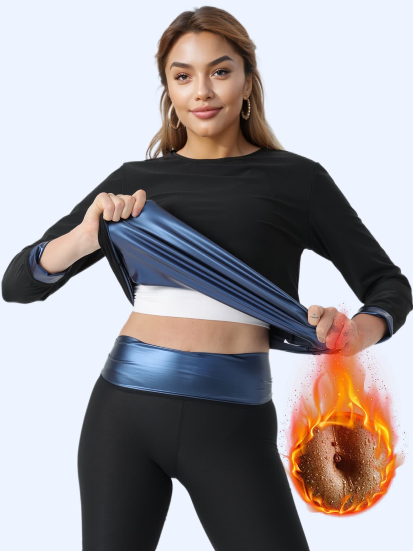 Women's Sauna Sweat Suit Top