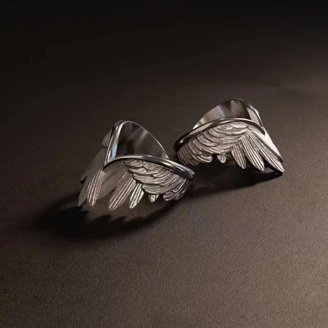 Angel Wing Statement Ring