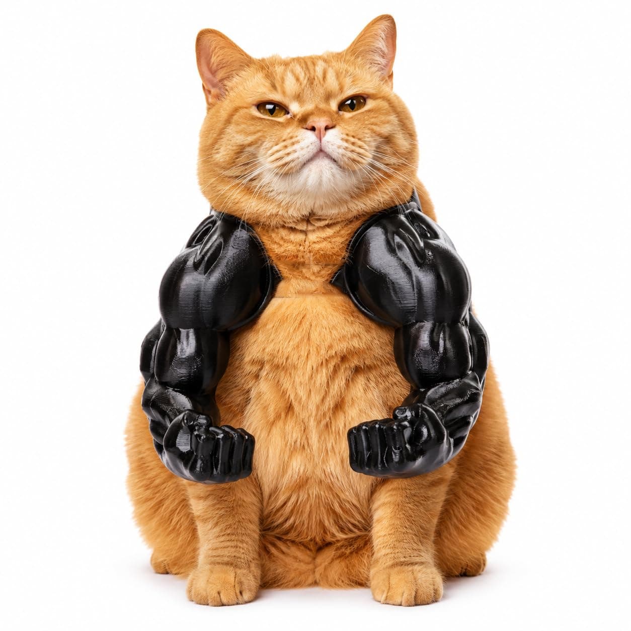 Hilarious Cat Muscle Arms