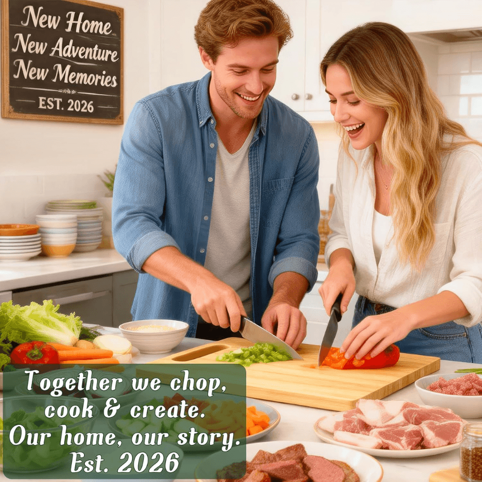 New Home Cutting Board Gift