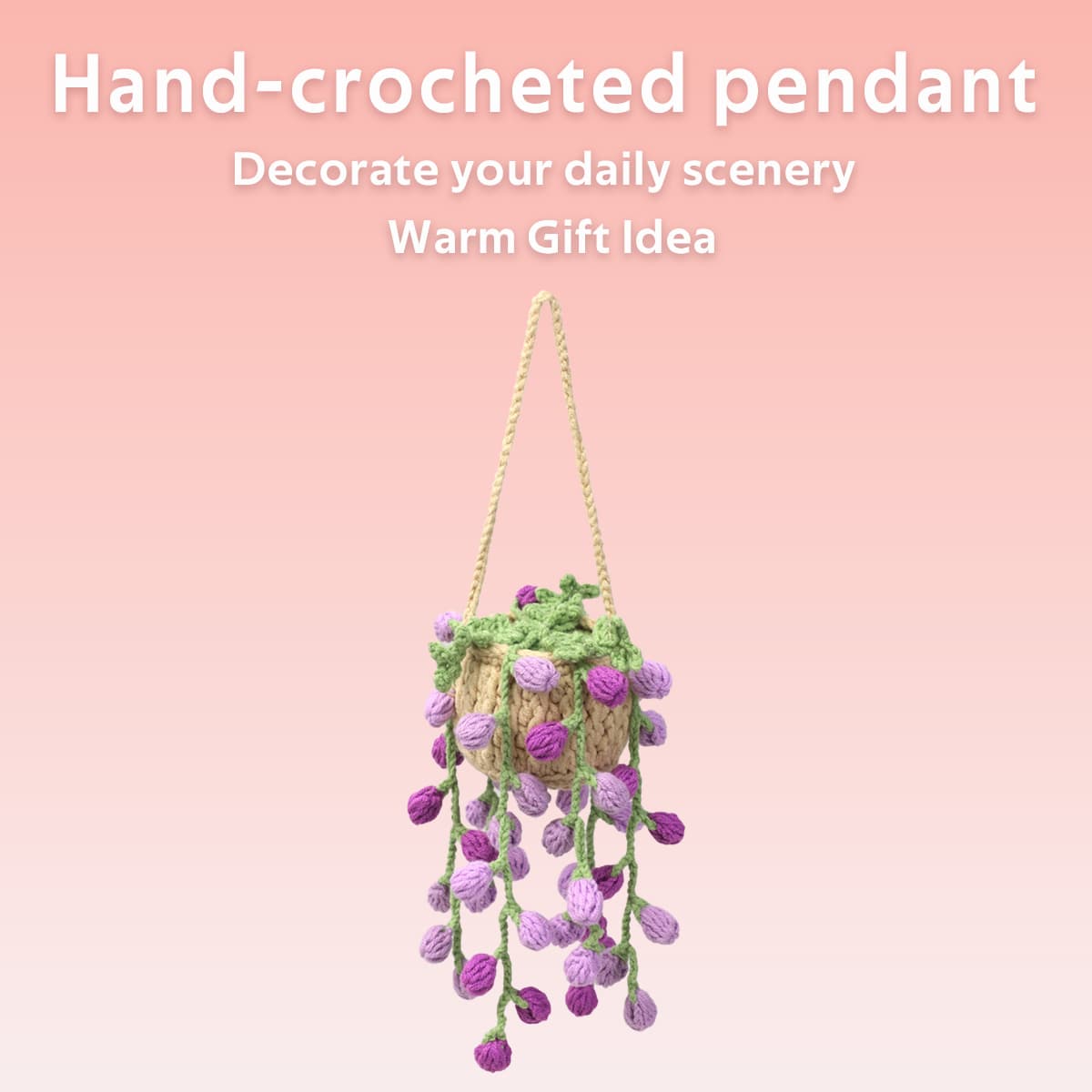 Crochet Flower Hanging Ornament