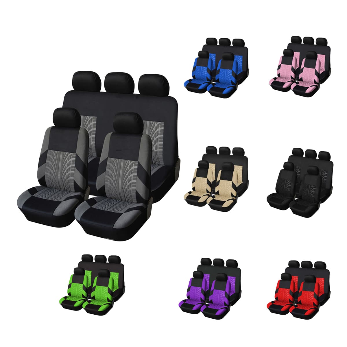 Five-Seat Classic Car Seat Cover