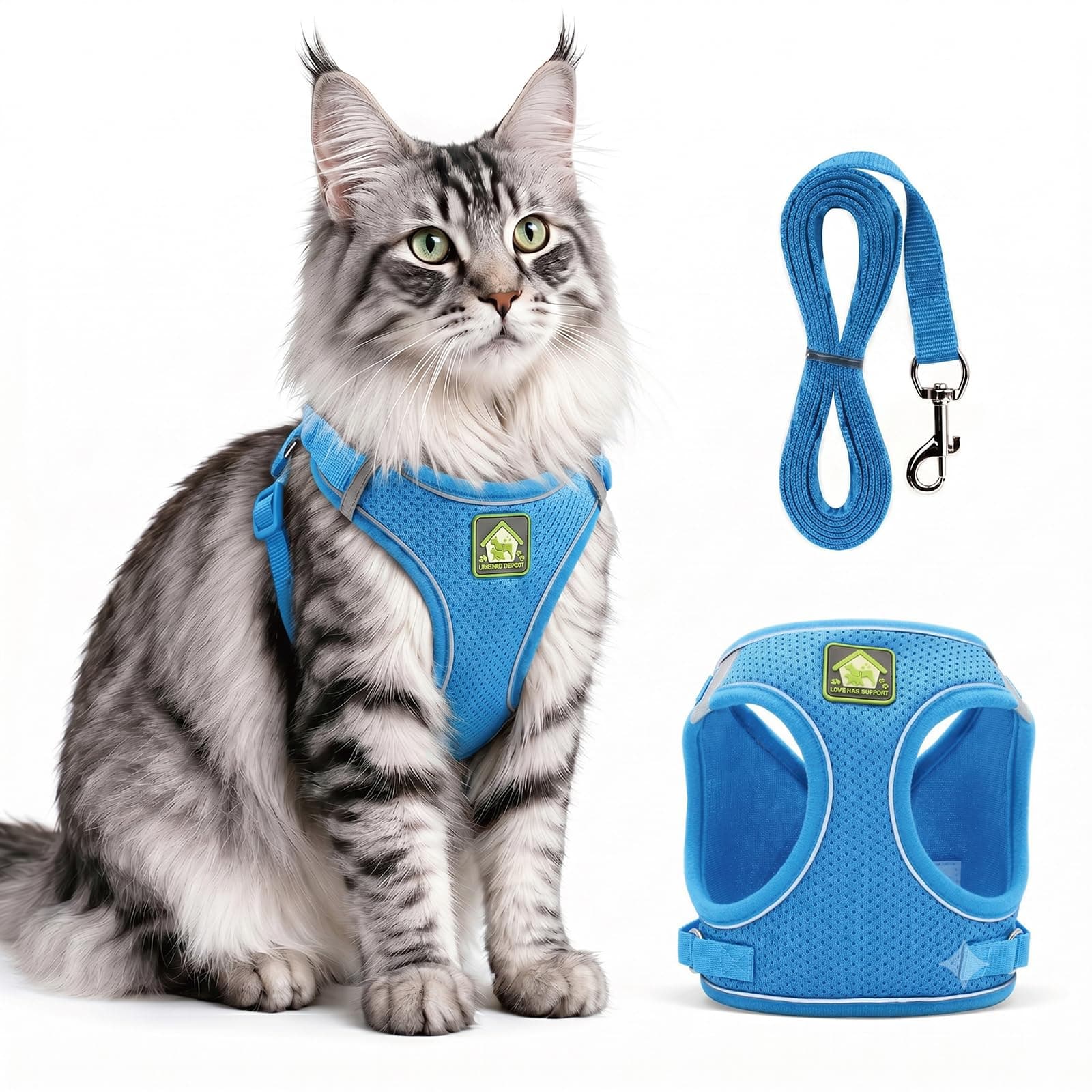 Adjustable Reflective Cat Harness