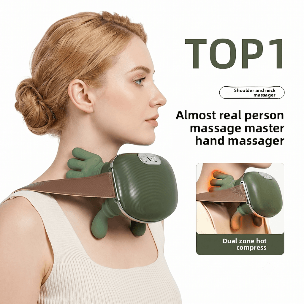 Simulated Hand Massage Tool For Relieving Cervical Vertebrae And Trapezius Muscle, Master Hand Neck And Shoulder Massager