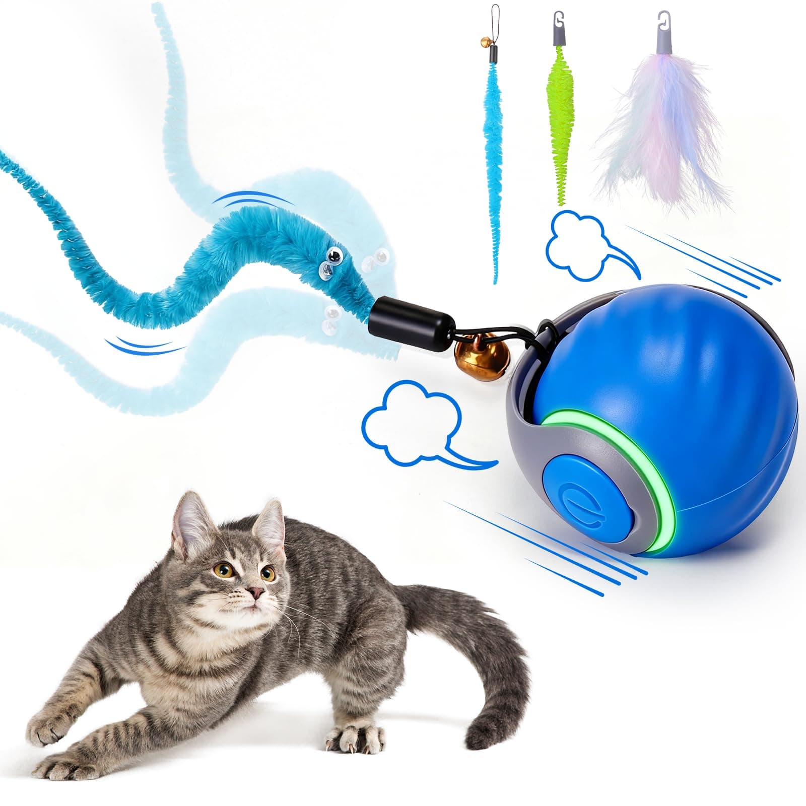 Automatic Interactive Cat Ball