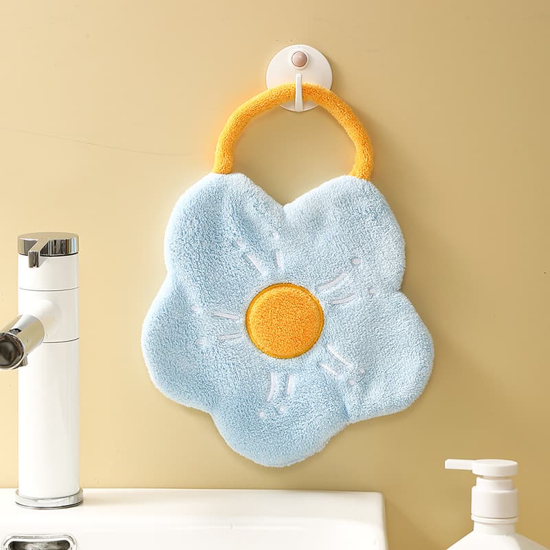 Coral Fleece Cartoon Hand Towels