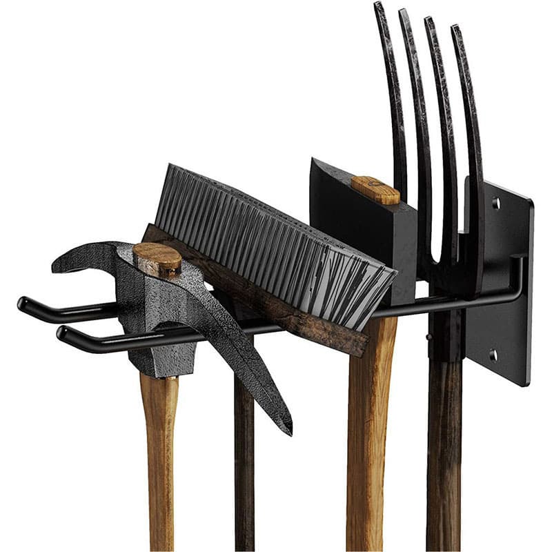 Wall-Mounted Garden Tool Storage Rack
