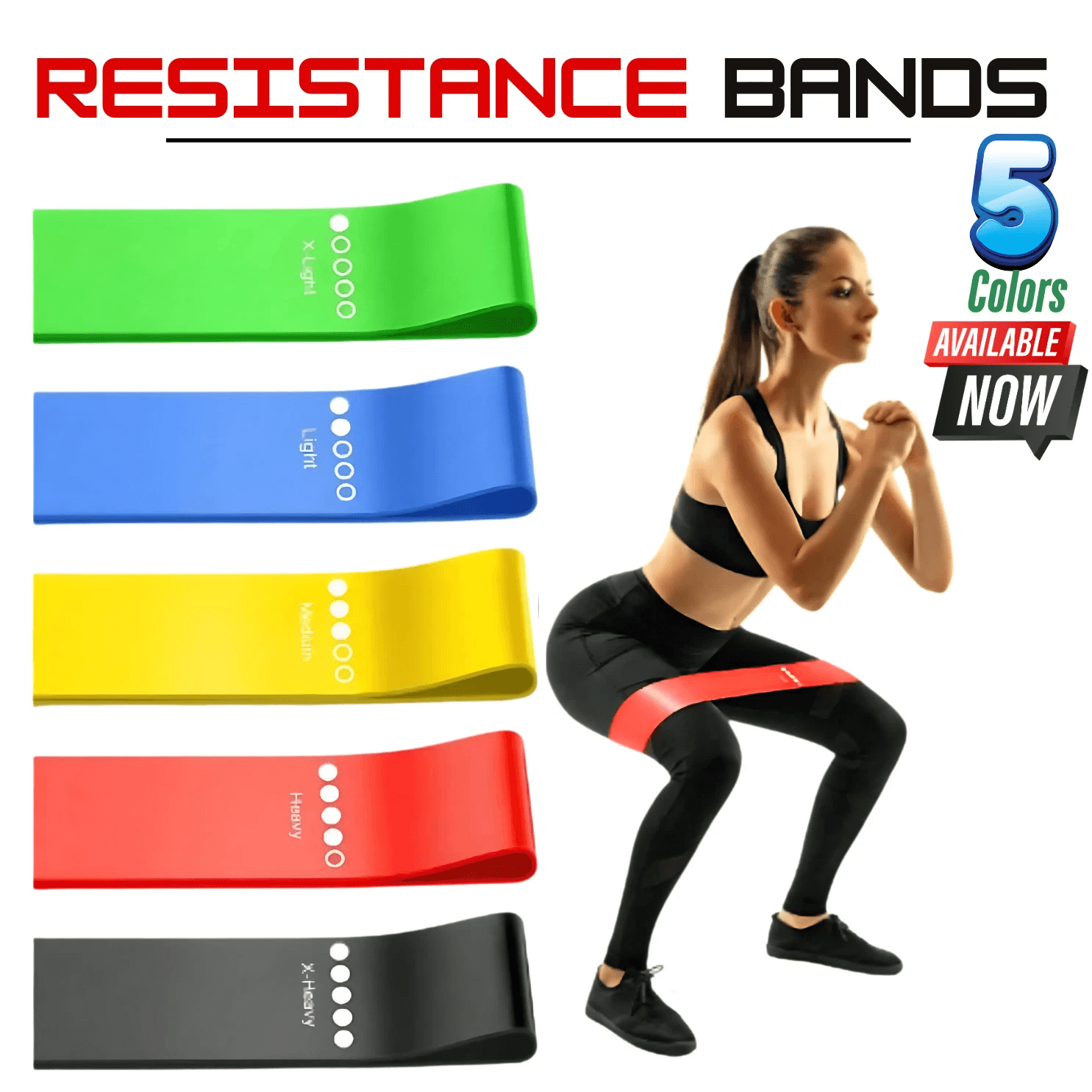 5-Piece Resistance Band Set