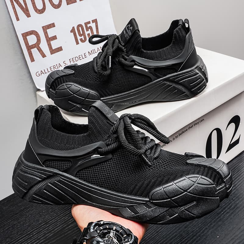 Breathable Fly Knit Mesh Sneakers
